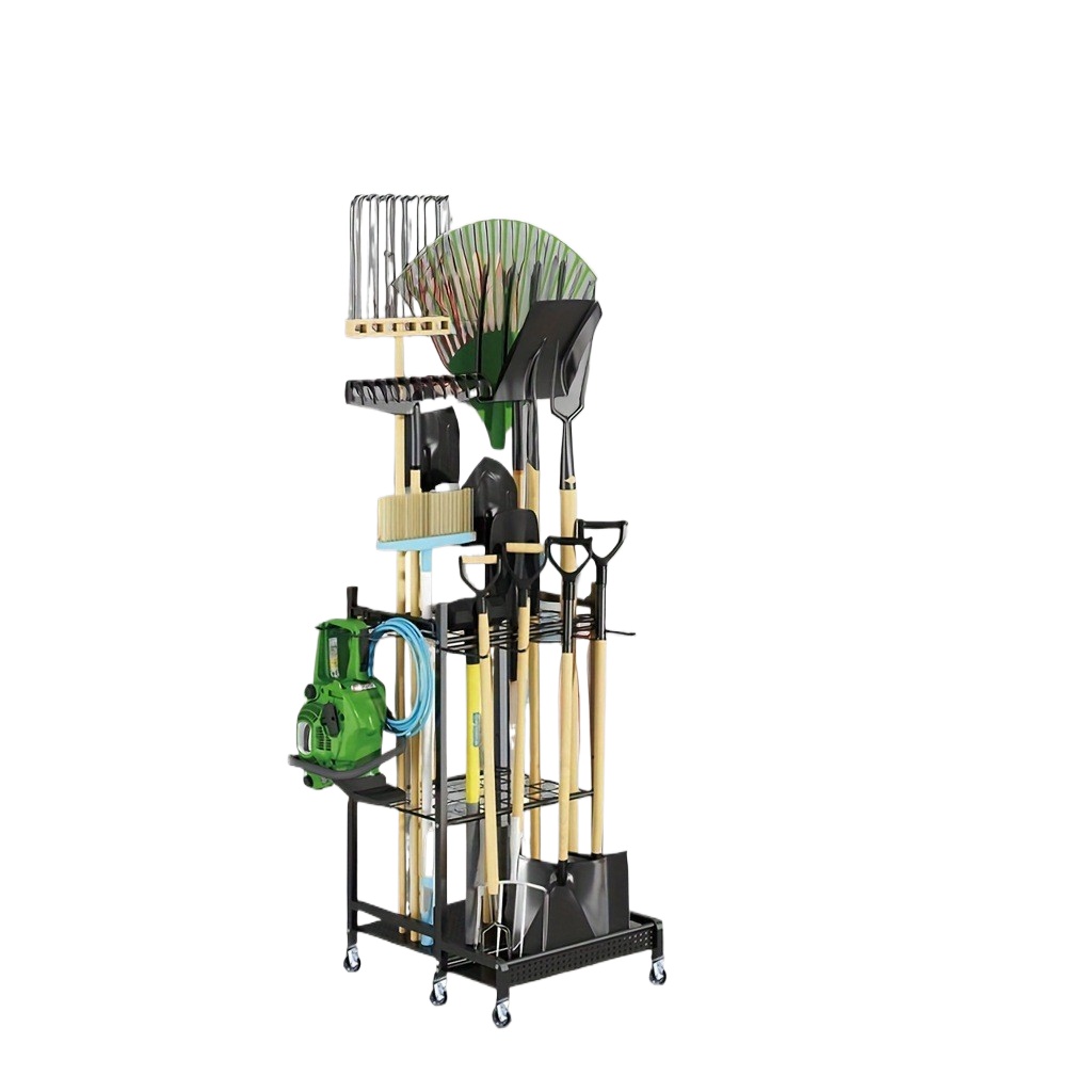 Gardening Tools Amazon - ชั้นวางอุปกรณ์ทำสวนเหล็กดัดแบบแขวนผนัง ตะขอเกี่ยวตรง ชั้นวางของตกแต่งผนัง ชั้นวางเก็บของในสวน