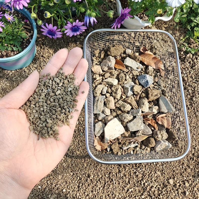 Garden Sieve Soil - ตะแกรงกรองดินสแตนเลสสำหรับสวน รุ่น 2026 สำหรับกรองหิน ปุ๋ยหมัก และทราย