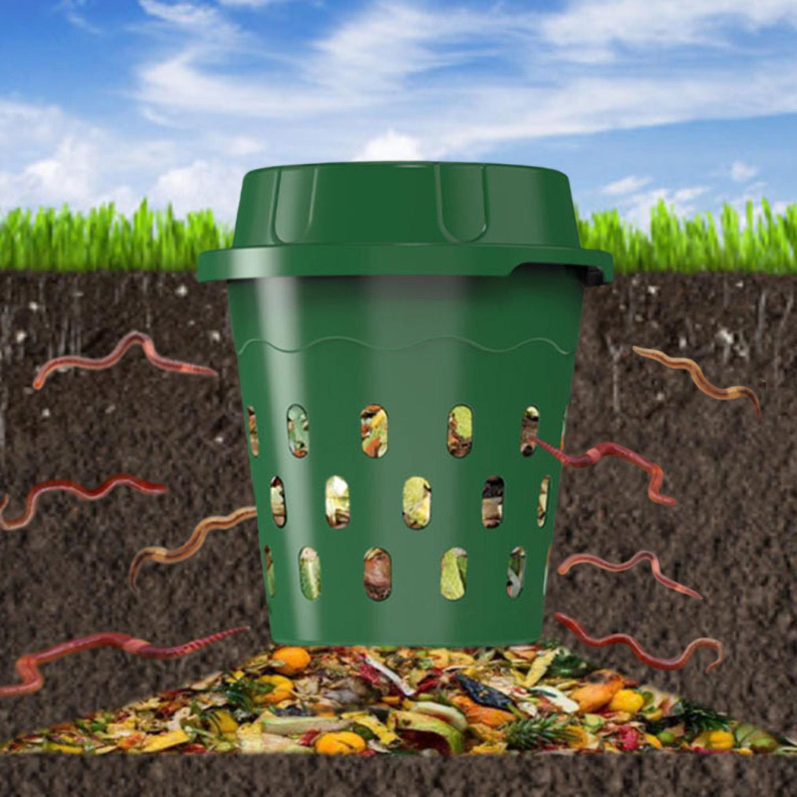 Compost Bin - ถังหมักปุ๋ยใต้ดินสำหรับการผลิตปุ๋ยในสวน สำหรับฟาร์มเพาะชำ แปลงปลูกผักยกพื้น