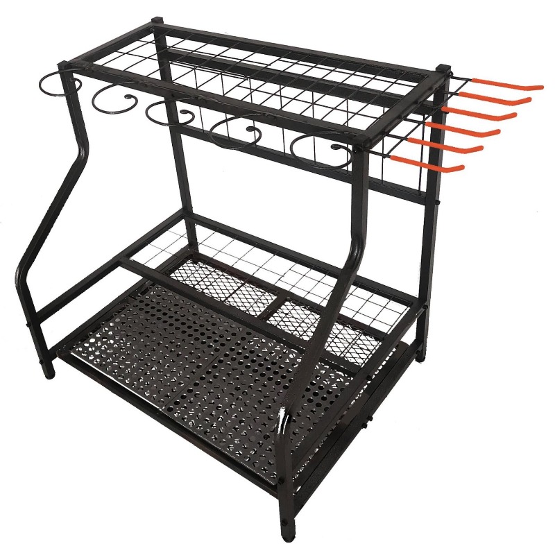 Gardening Tools Amazon - ชั้นวางอุปกรณ์ทำสวนโลหะ, ที่เก็บของในโรงรถ อุปกรณ์ทำความสะอาดสวนกลางแจ้ง อุปกรณ์ทำฟาร์ม อเมซอน