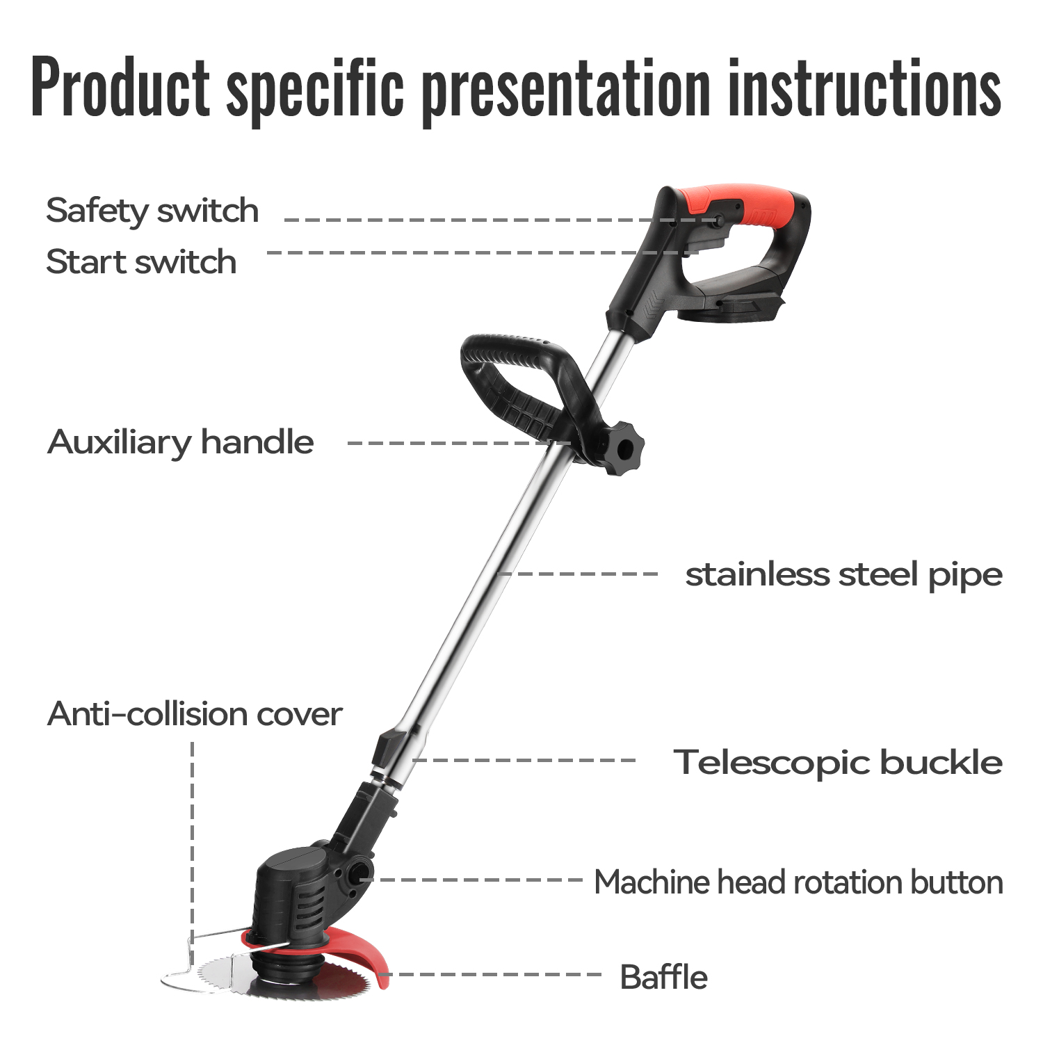 เครื่องตัดหญ้าไฟฟ้าลิเธียมไร้ส - Gardening Tools Grass Cutter บทวิจารณ์และราคา