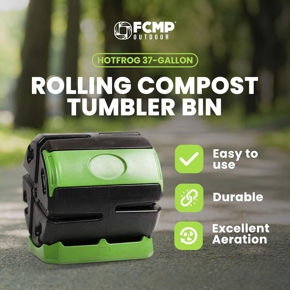 ถังหมักปุ๋ยหมุนได้แบบห้องเดียว - Compost Bin บทวิจารณ์และราคา
