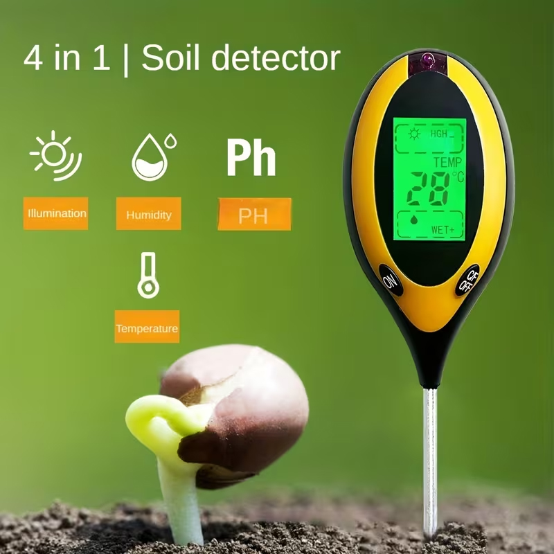 เครื่องวัดความชื้นในดิน 4-in-1 - Soil Ph Meter บทวิจารณ์และราคา