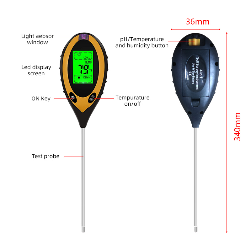 เครื่องวัดค่า pH ดิน เครื่องวั - Soil Ph Meter บทวิจารณ์และราคา