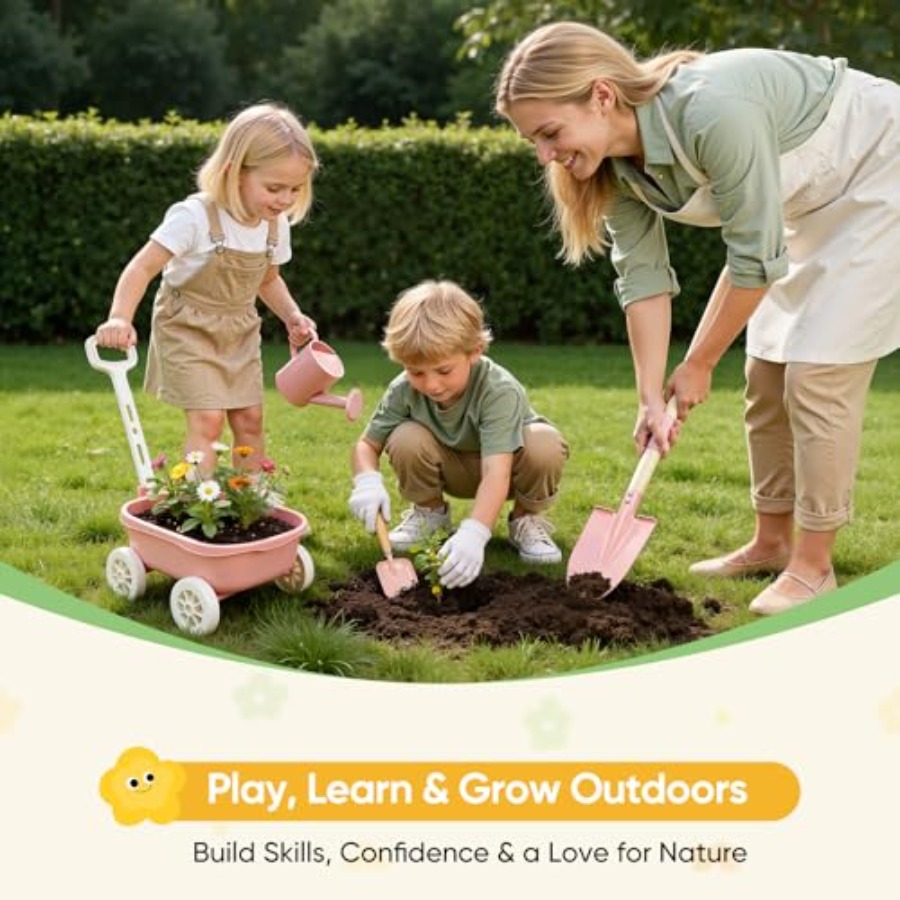 ชุดทำสวนพร้อมรถเข็น 11 ชิ้น สำ - Gardening Tools In Japan บทวิจารณ์และราคา