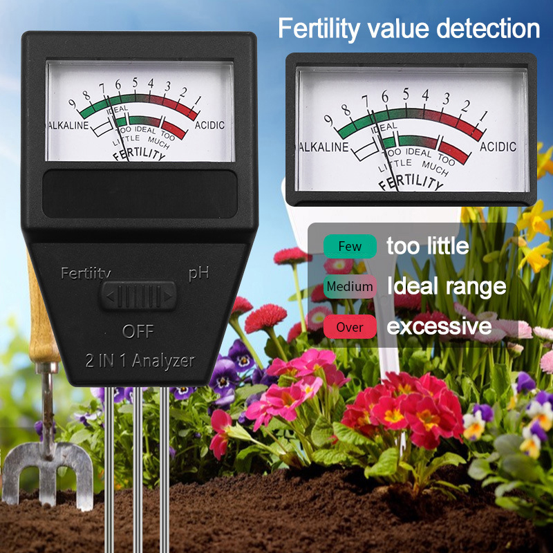 2 in 1 Soil PH Fertility Meter - Soil Ph Meter บทวิจารณ์และราคา
