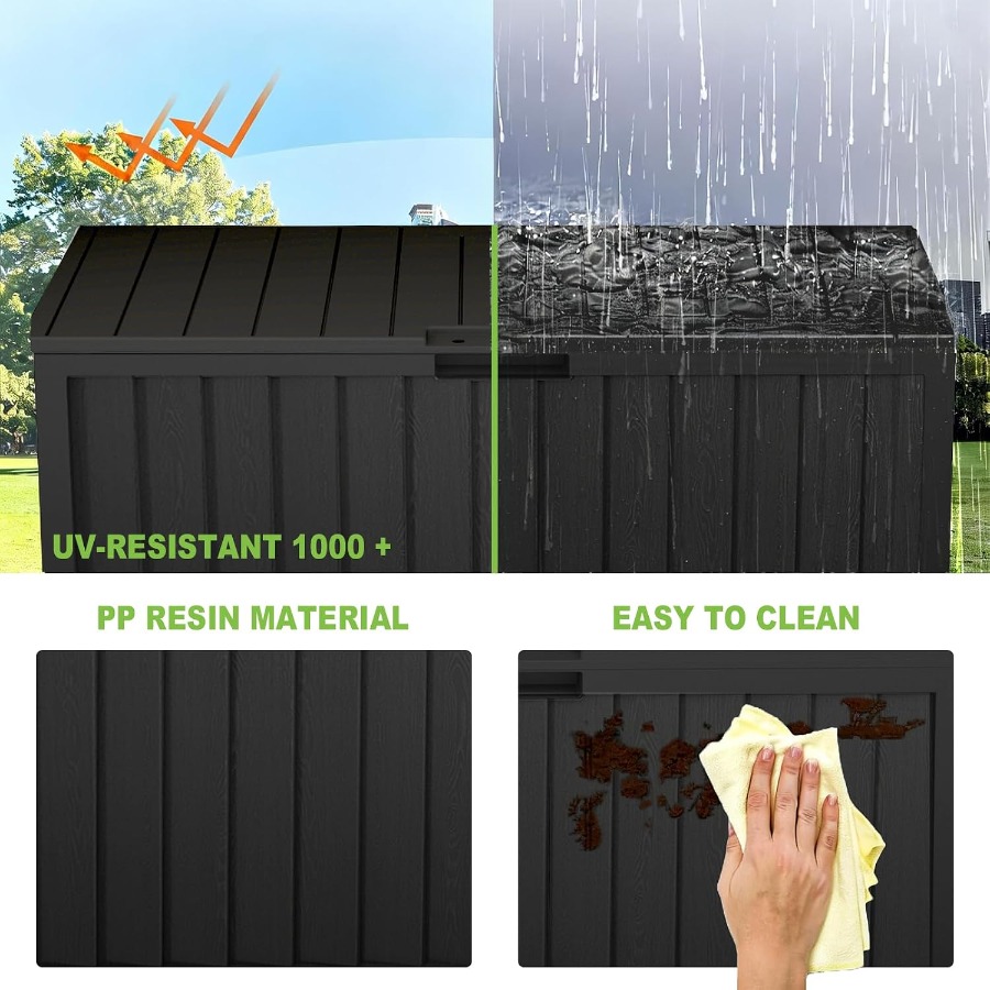 กล่องเก็บของกลางแจ้ง กันน้ำ รั - Gardening Tools Wooden บทวิจารณ์และราคา