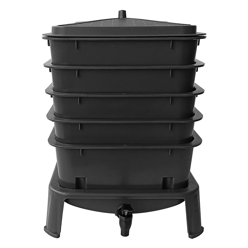 ถังหมักปุ๋ยหนอนแบบ 5 ชั้น ขนาด - Compost Bin บทวิจารณ์และราคา