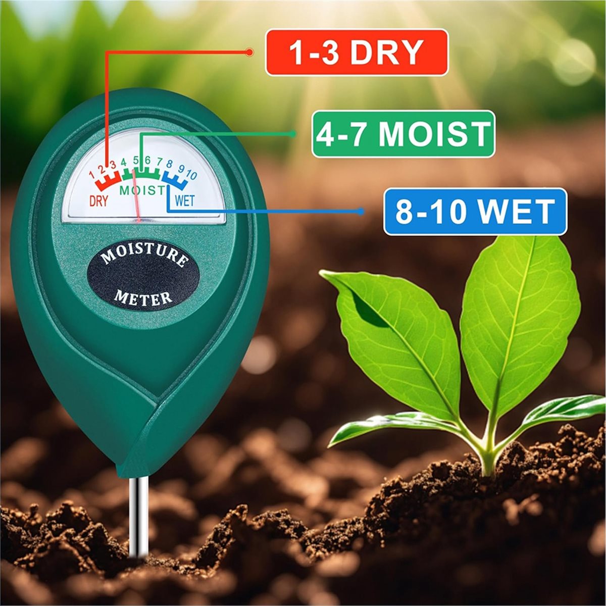 เครื่องวัดความชื้นในดินแบบหัวว - Moisture Meter Plant บทวิจารณ์และราคา