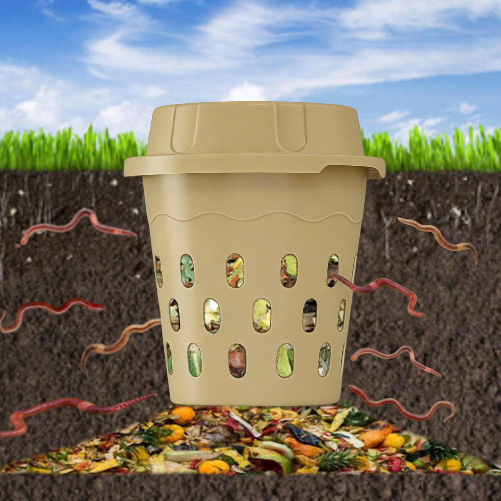 ถังหมักปุ๋ยแบบฝังดินพร้อมรูระบ - Compost Bin บทวิจารณ์และราคา