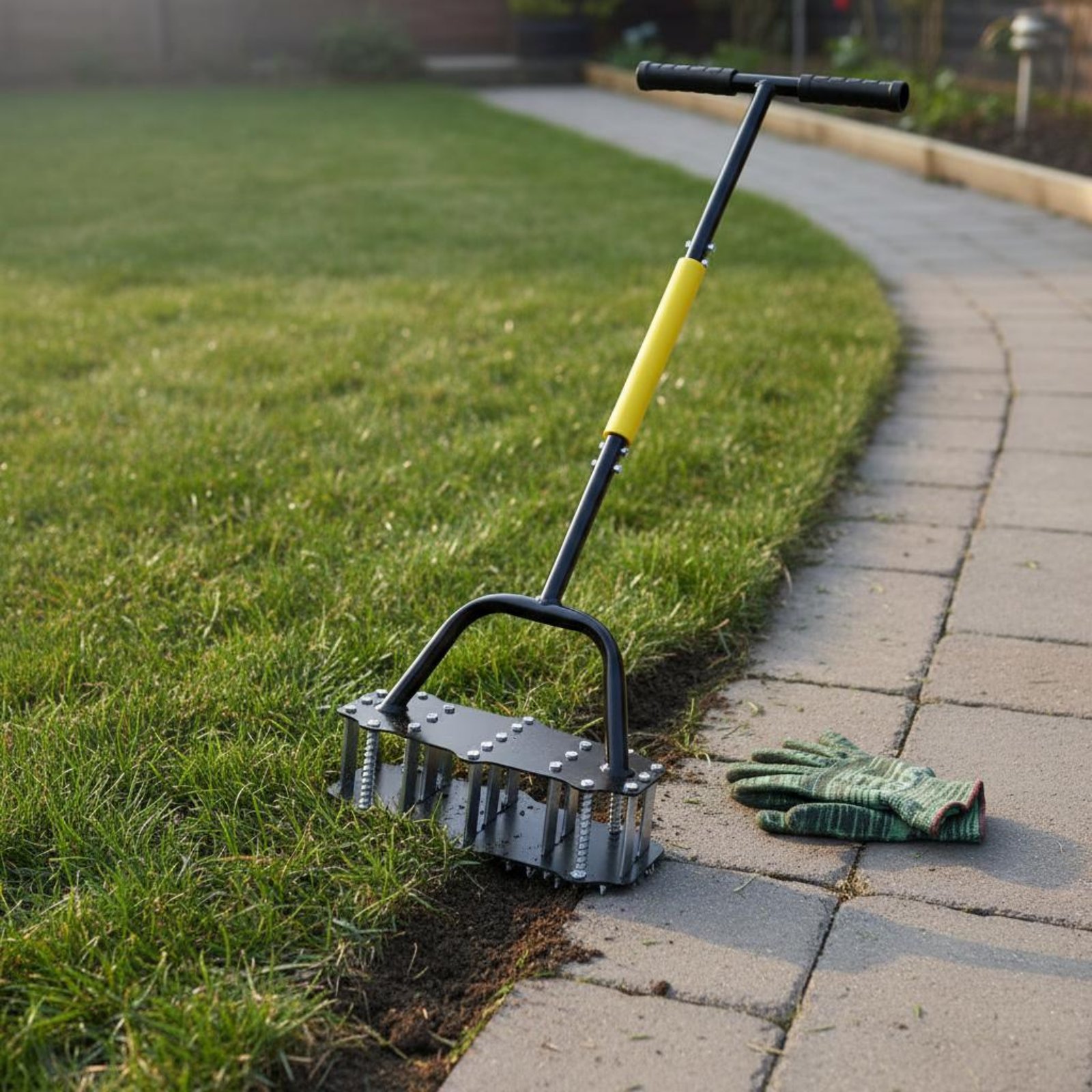 เครื่องตัดขอบสนามหญ้าแบบครึ่งว - Gardening Tools Long บทวิจารณ์และราคา