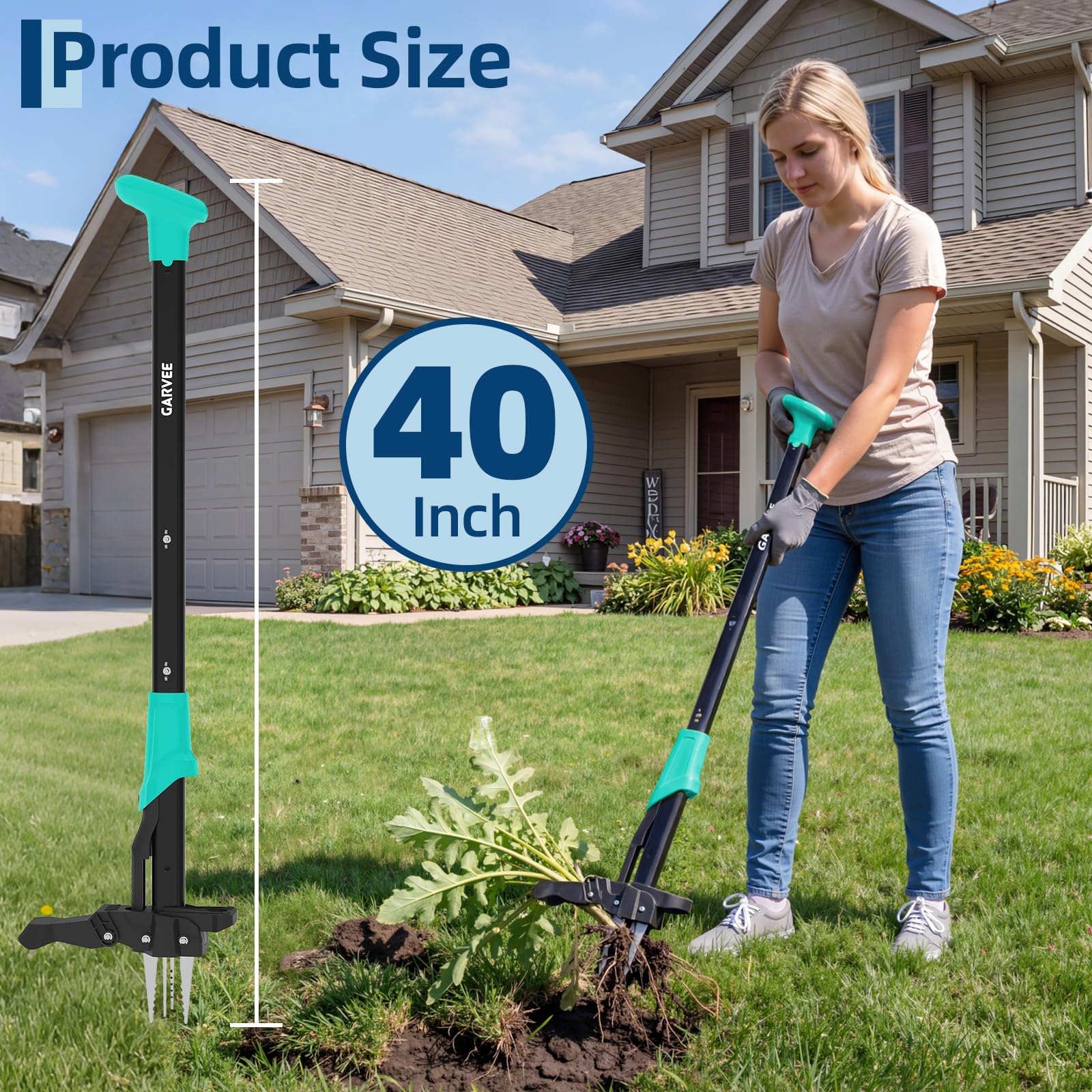 ที่ดึงวัชพืชแบบด้ามยาว ไม่ต้อง - Gardening Tools Long บทวิจารณ์และราคา