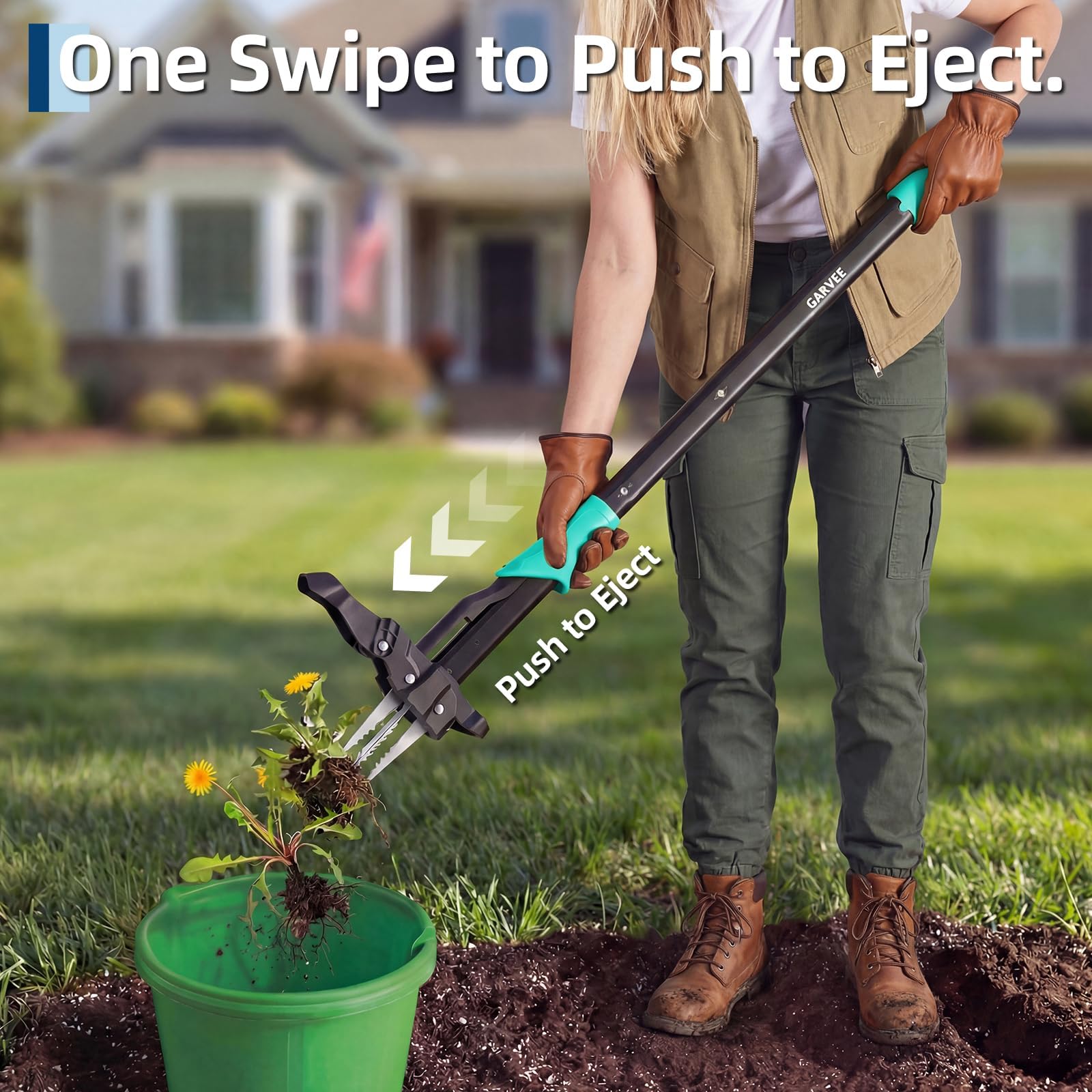 ที่ดึงวัชพืชแบบด้ามยาว ไม่ต้อง - Gardening Tools Long บทวิจารณ์และราคา
