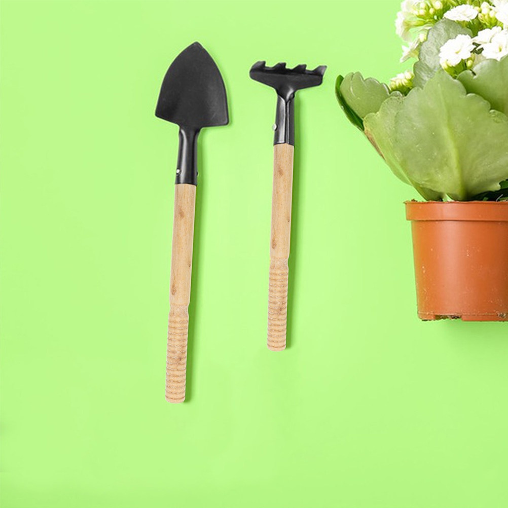 ด้ามไม้แข็งแรง 5 ชิ้น สำหรับเป - Gardening Tools Wooden บทวิจารณ์และราคา