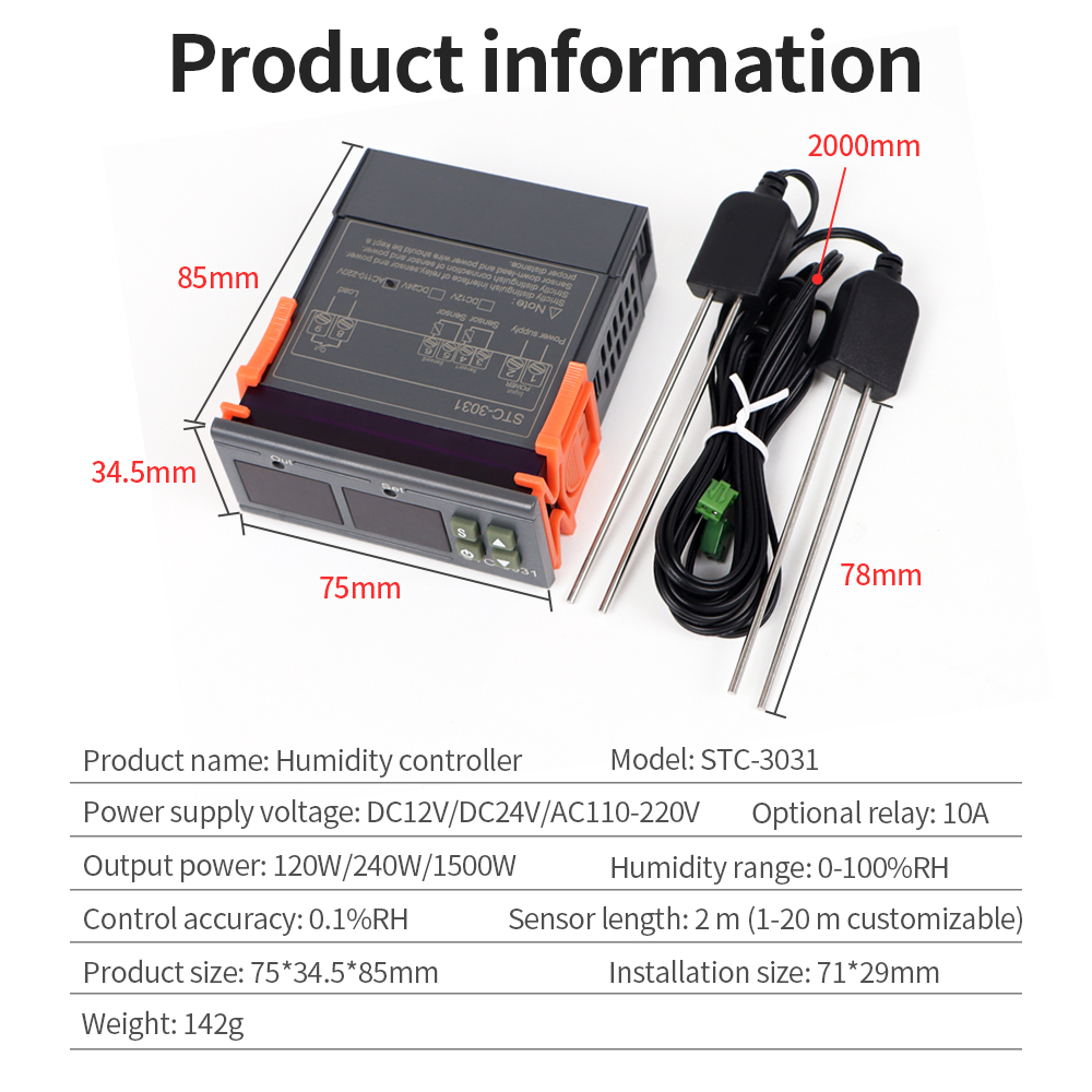 เซ็นเซอร์โมดูลความชื้นในดิน ST - Moisture Meter Plant บทวิจารณ์และราคา