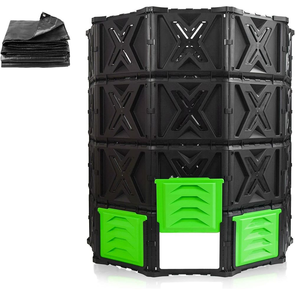 ถังหมักปุ๋ยขนาดใหญ่ XXL สำหรับ - Compost Bin บทวิจารณ์และราคา