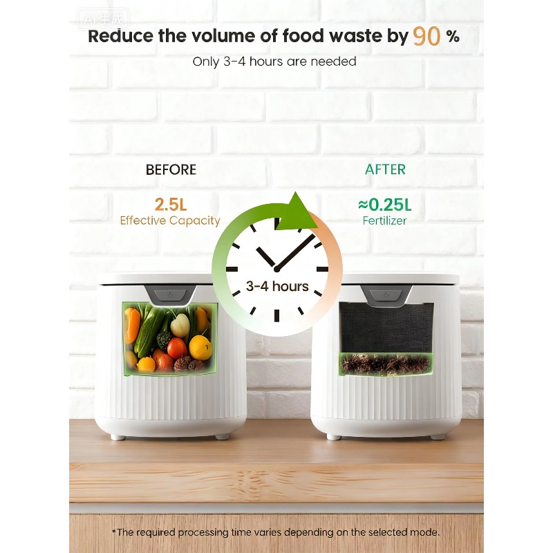 ถังหมักปุ๋ยในบ้านขนาด 2.5 ลิตร - Compost Bin บทวิจารณ์และราคา