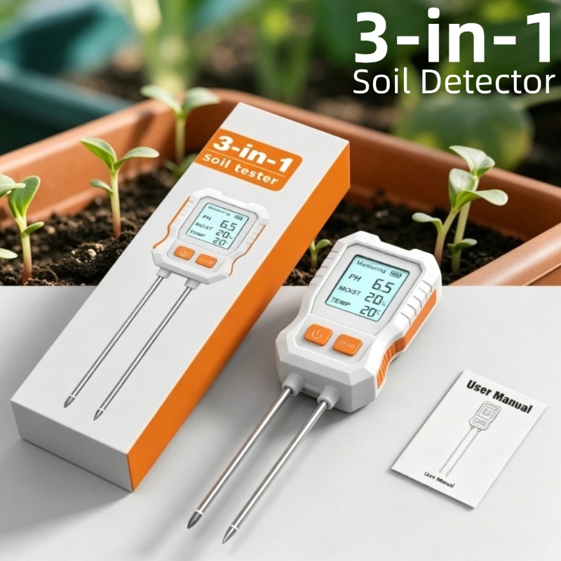 เครื่องทดสอบดินแบบดิจิตอล 3-in - Moisture Meter Plant บทวิจารณ์และราคา