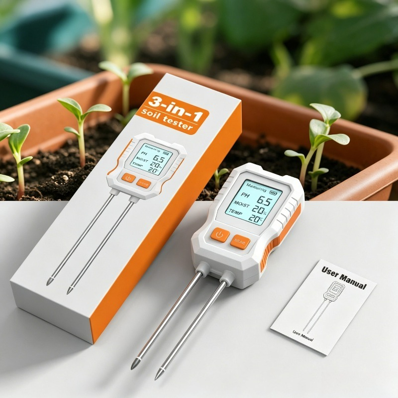 เครื่องทดสอบดินแบบดิจิตอล 3-in - Moisture Meter Plant บทวิจารณ์และราคา
