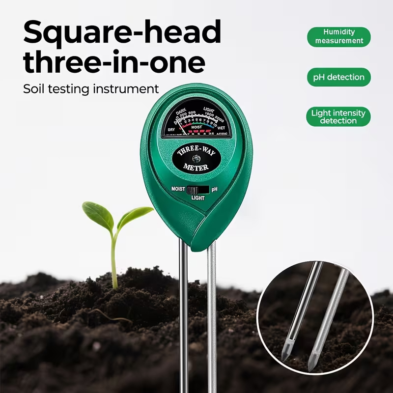เครื่องวัดดิน 3-in-1 (วัดความช - Moisture Meter Plant บทวิจารณ์และราคา