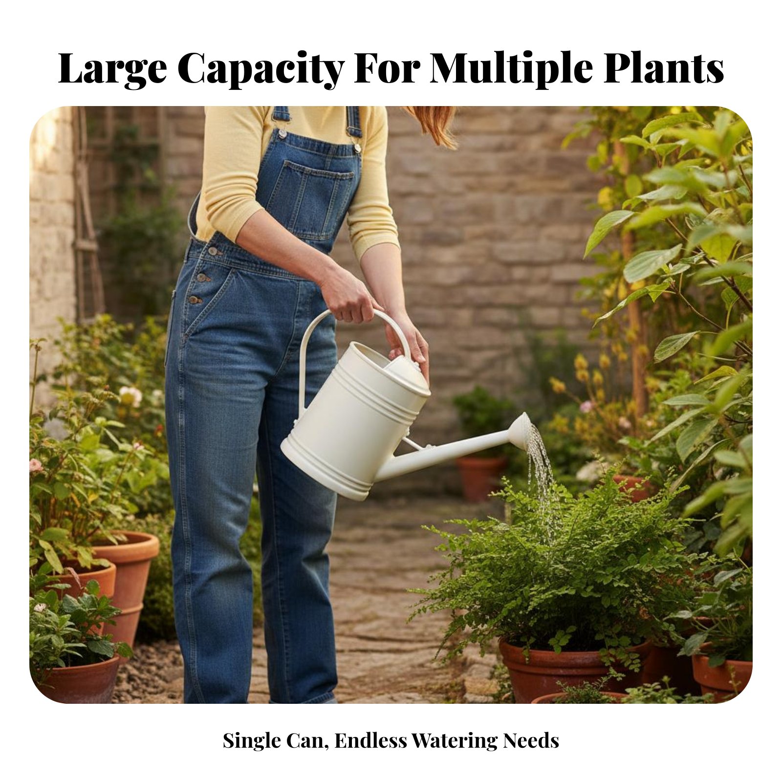 บัวรดน้ำแบบพกพาพร้อมพวยยาว สำห - Gardening Tools Long บทวิจารณ์และราคา