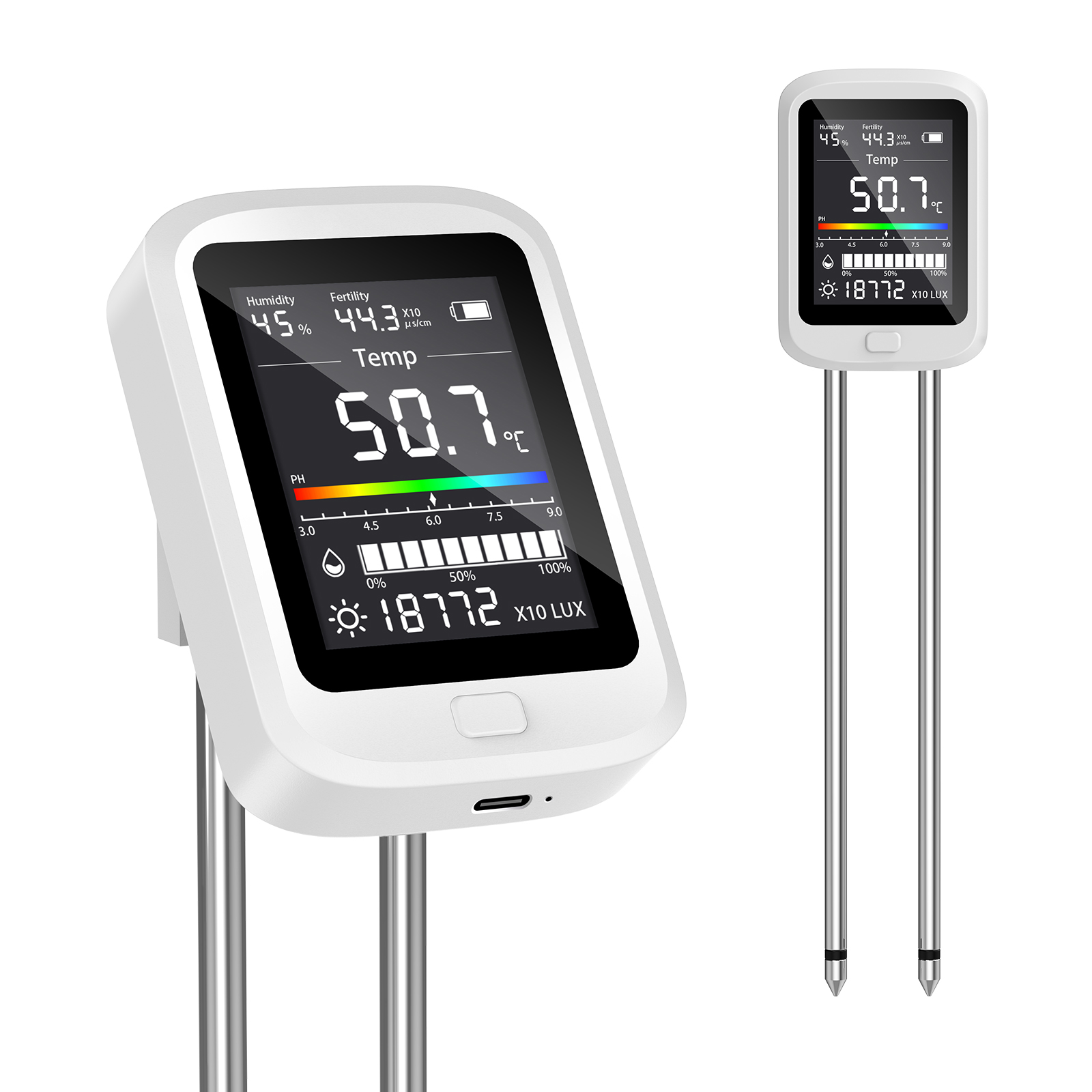 เครื่องวัดความชื้นในดิน 6-in-1 - Moisture Meter Plant บทวิจารณ์และราคา