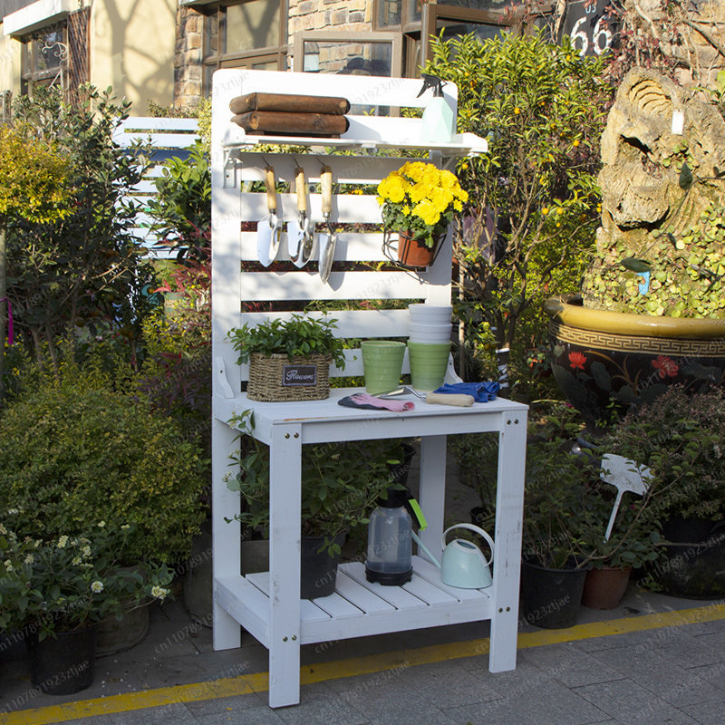 โต๊ะทำสวนไม้เนื้อแข็งสำหรับปลู - Gardening Tools In Japan บทวิจารณ์และราคา