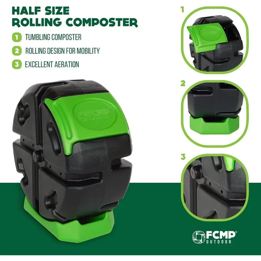 ถังหมักปุ๋ยในสวนแบบหมุนได้ ช่อ - Compost Bin บทวิจารณ์และราคา