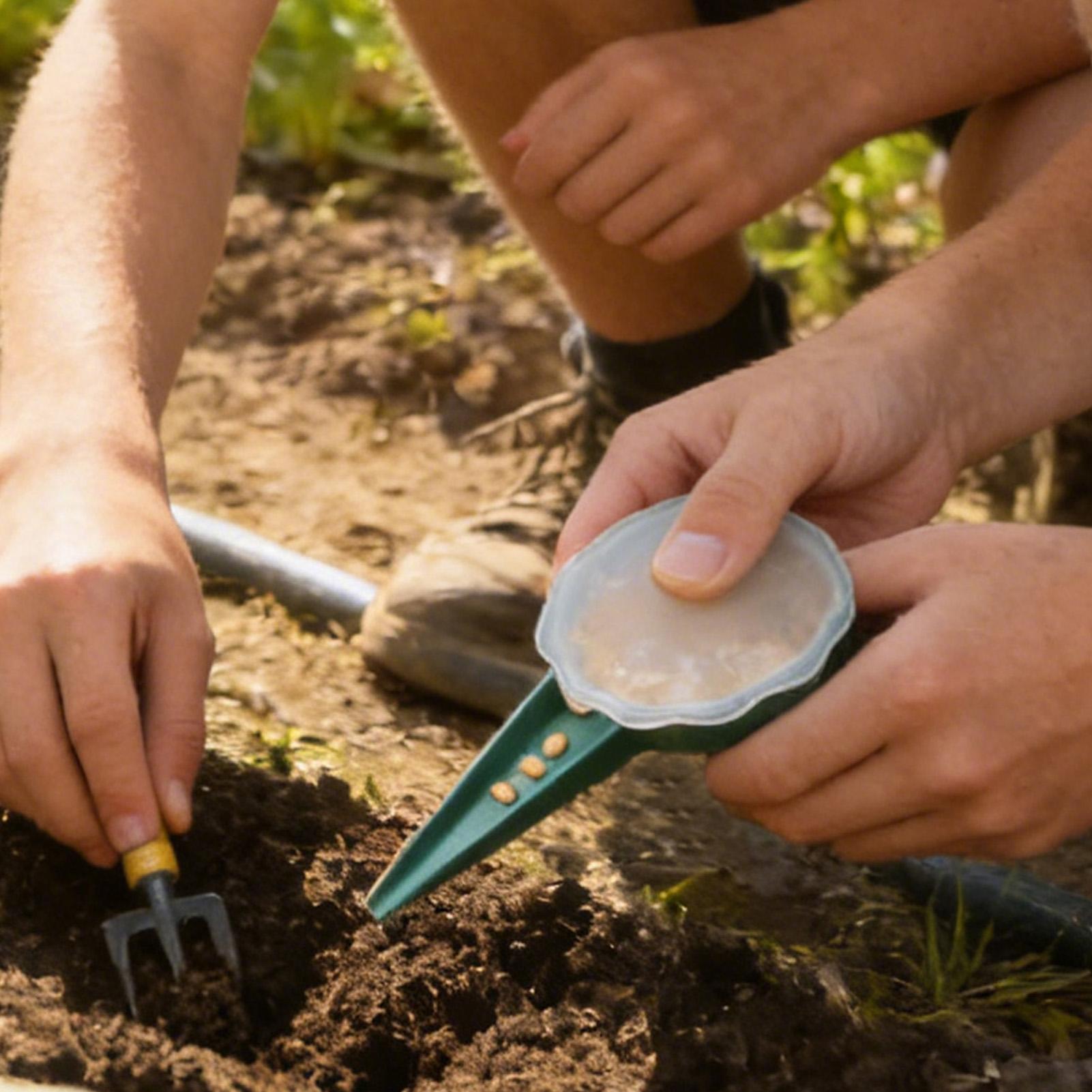 เครื่องหว่านเมล็ดแบบมือหมุน ปร - Gardening Tools Women บทวิจารณ์และราคา