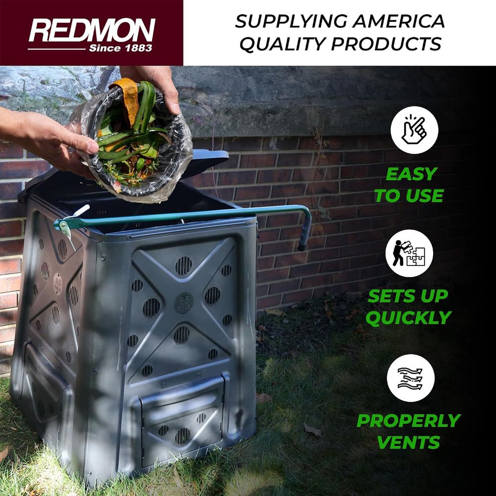 ถังหมักปุ๋ยกลางแจ้ง 4 ประตู ขน - Compost Bin บทวิจารณ์และราคา