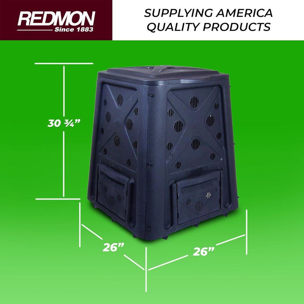 ถังหมักปุ๋ยกลางแจ้ง 4 ประตู ขน - Compost Bin บทวิจารณ์และราคา