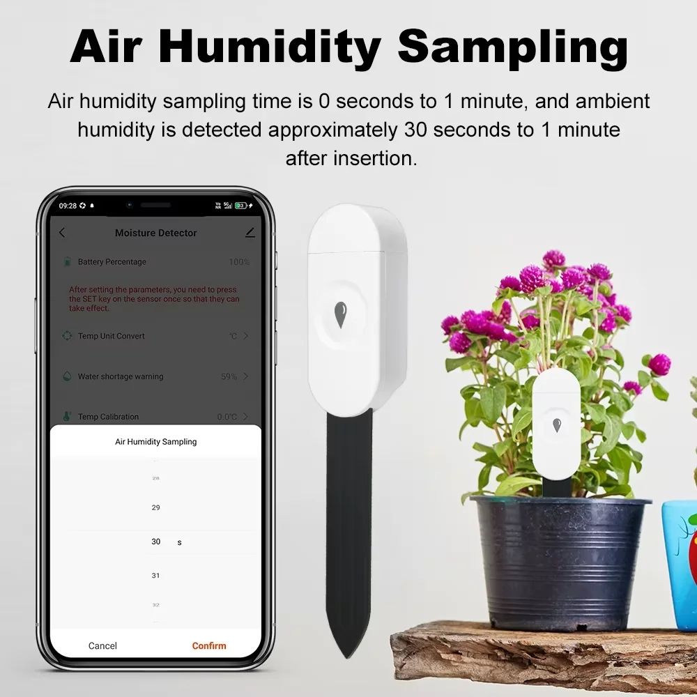 เครื่องตรวจวัดความชื้นและอุณหภ - Moisture Meter Plant บทวิจารณ์และราคา